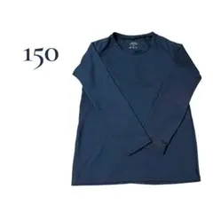 アンダーシャツ サイズ150 抗菌性　ネイビー