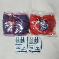 ディズニーリゾート カプセルトイ エコバッグ ミニー デイジー 2点セット