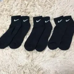 ナイキ NIKE 3Pロゴソックス　27〜29cm  ブラック