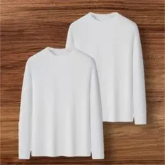 Tシャツ メンズ 長袖 肌触りの良い⭐️肉厚生地 あったか裏起毛 【日本サイズL】