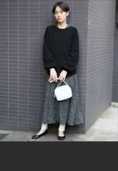 ローリーズファーム　【内側微起毛であったか】レギンス　スリットレギンス