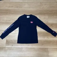 adidas Originals 長袖Tシャツ ネイビー 恐竜プリントのサムネイル