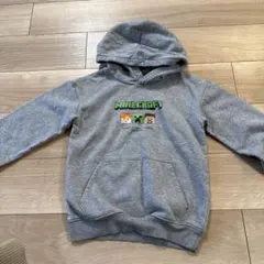 マイクラ　裏起毛　パーカー　120センチ
