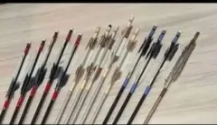 弓道 矢 EASTON 2015 ジュラ矢 黒鷲 94cm 6本セット - メルカリ