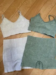 ブラトップとショートパンツセット Sサイズ　2セット