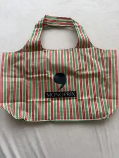 MONOPRIX ストライプエコバッグのサムネイル