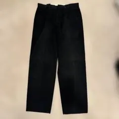GIORGIO ARMANI イタリア製 ワイドコットントラウザー ブラックのサムネイル