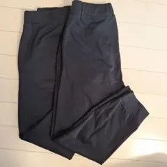 ユニクロ アクティブジョガーパンツ 130㎝ ブラック 2本セット