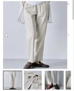 Mサイズ　「楽ちんなのに、スッキリ見え」たよれるペグパンツ　北欧、暮らしの道具店