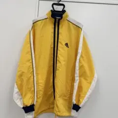 adidas アディダス　ナイロンジャケット　イエロー　Oサイズ