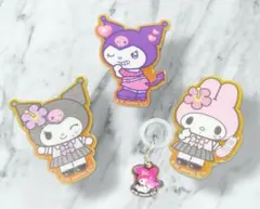 マイメロクロミ　アクリルブローチ　チャーム