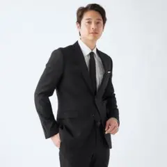 【新品未使用】SUIT SELECT ブラックフォーマル スーツ 冠婚葬祭
