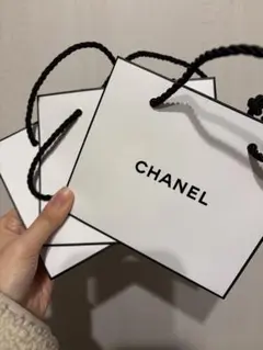CHANEL紙袋3枚ショップバッグ