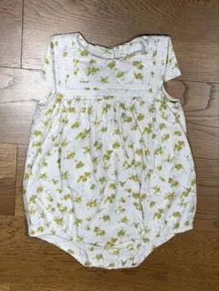 【little cotton clothes】2-3y花柄ロンパース ベビー服