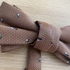 ブラウン 蝶ネクタイ　結婚式