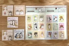 モフサンド　わっふれーむ　ステッカー　スクエアシール　mofusand