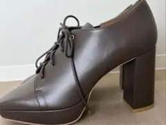 DIANA ダイアナ レースアップブーティ　24cm ブラウン