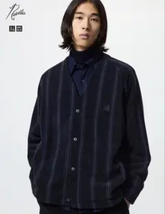 UNIQLO × NEEDLES フリースオーバーサイズカーディガン XL