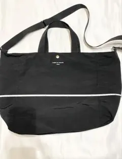 COMME des GARÇONS HOMME ブラックトートバッグ