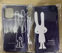 〈値下げ！〉ウサギの手帳型iPhoneケース