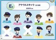 セガラッキーくじ　名探偵コナン パイロットテーマ　E賞アクリルスタンド8点セット