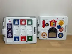 日本育児ミュージカルキッズランドDX II ベビーサークル 8枚