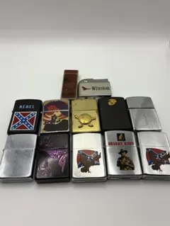 ZIPPO/zippo風　オイルライター 7点セット まとめ売り 柄物 喫煙具