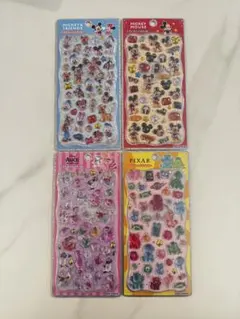 プチドロップステッカー　ミッキー　ミッキーフレンズ　チェシャ猫　ピクサー　飴