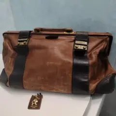 PORTER　BARON SOFTISH LINE ダレスバッグ　ブラウン 初期ポーター PORTER BARON SOFTISH LINE レザードクターバッグ茶