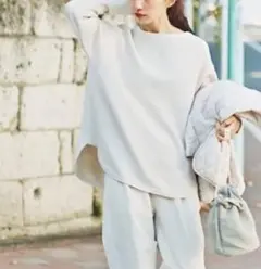 専用スタディオクリップ　玄長なおこさんコラボ　9ゲージ洗える鹿の子プルオーバー