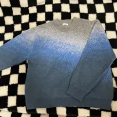 epnok グラデーションニット セーター ブルー S