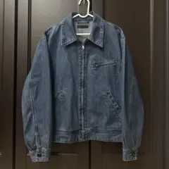 UNIQLO ジップアップブルゾン/デニム (12/31までの限定価格)