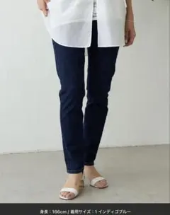 ビアズリー デニムパギンス（紐付き） インディゴブルーのサムネイル