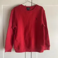 Polo Ralph Lauren 赤 裏起毛トレーナー　130(7)