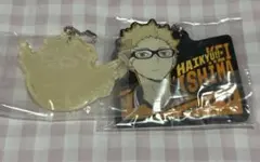 ハイキュー!! 一番くじ アクリルチャーム ラバーキーホルダー 月島蛍 セット
