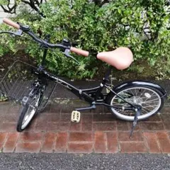 【屋内保管・新品未使用】パーソンズ　20インチ折り畳み自転車 PERSON'S - 【新品未使用 チェーンロック付き】パーソンズ 20