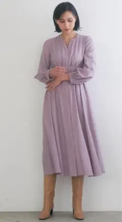 ANAYI ソフトアムンゼンタックフレアーワンピース※ Nanase様専用