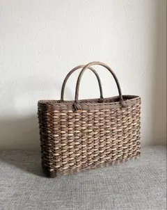 籐工芸 藤編みかごバッグ たすき編み 籐工芸 藤編みかごバッグ たすき編み - メルカリ