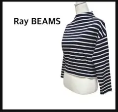 【美品】Ray BEAMS カットソー ボーダー 厚手 綿100% レディース