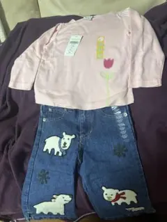 新品未使用品☆Gymboree長T、oldNAVYデニム12-18ヶ月のサムネイル
