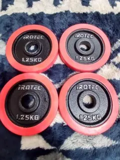 IROTEC アイロテック1.25kg 4枚 ダンベルプレート