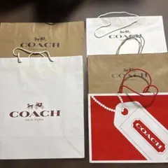 COACH ショップ袋 4枚セット