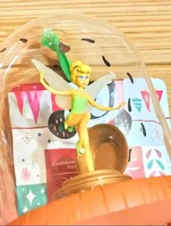 ディズニーストア　クリスマス　オーナメント　ティンカーベル　ガラスドーム