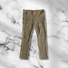 vintage メンズ パンツ ベージュ ゴムウエスト付きのサムネイル