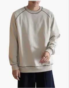 ベージュ スウェット