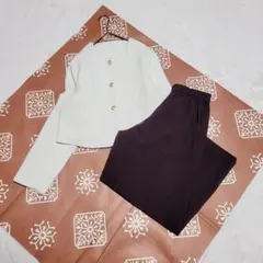 セレモニー セットアップ ジャケット×パンツ 金ボタン Mサイズ