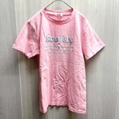 【新品】2PINK トップスカットソー Tシャツ 半袖 ロゴTシャツ ピンク Lのサムネイル