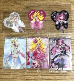 m*様 キミとアイドルプリキュア　映画入場特典　うちわ型クリアカード　ウエハース