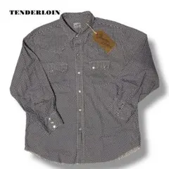 ★限定出品★ TENDERLOIN 長袖シャツ サドルマン ウエスタンチェッカーのサムネイル