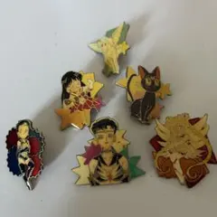 セーラームーン　ピンバッジ 6個セット